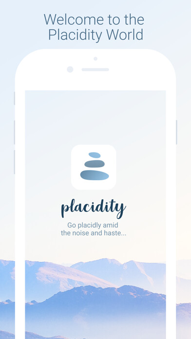 Emulate iPhone app Placidity using MyAndroid