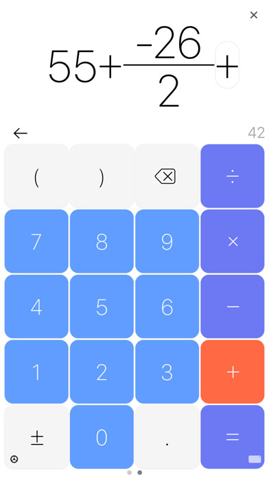 Emulate iPhone app Plain Calculator Lite using MyAndroid