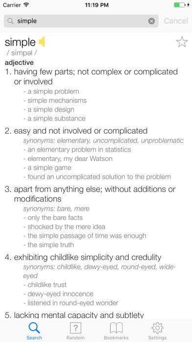 Emulate iPhone app Plain English Dictionary - Simple and Basic using MyAndroid Emulate iPhone app Plain English Dictionary - Simple and Basic using MyAndroid