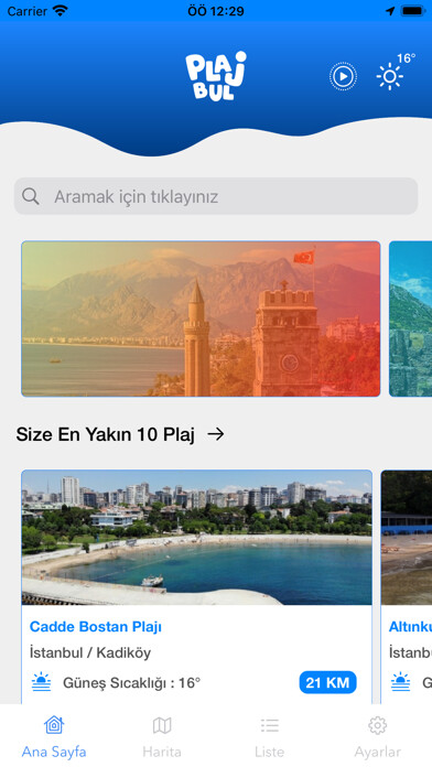 Emulate iPhone app Plaj Bul using MyAndroid Emulate iPhone app Plaj Bul using MyAndroid