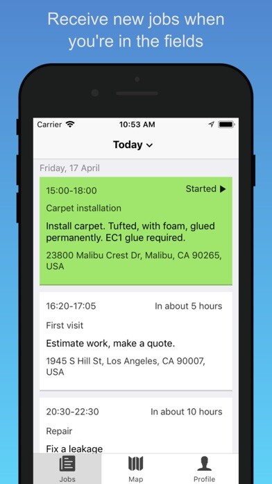 Emulate iPhone app Planado using MyAndroid