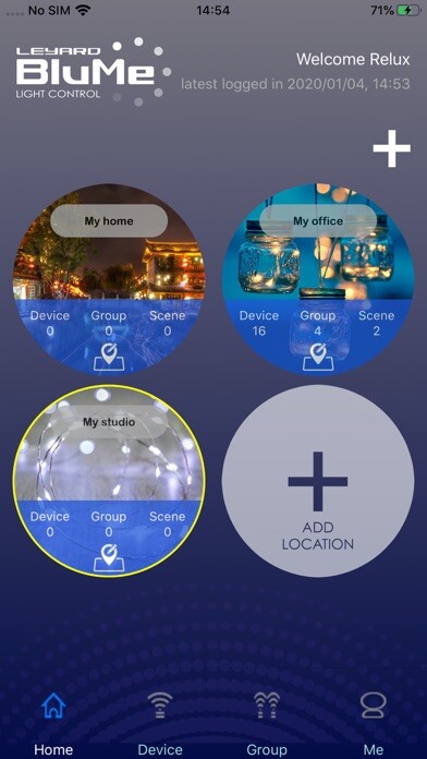 Emulate iPhone app Planar Home using MyAndroid