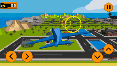 Emulate iPhone app Plane Landing Parking Sim using MyAndroid