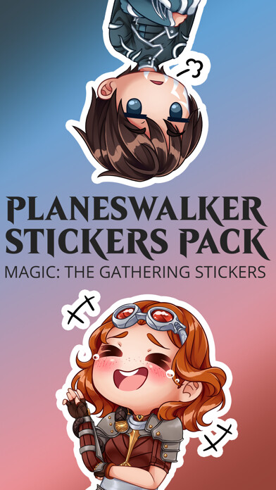 Emulate iPhone app Planeswalker Stickers Pack using MyAndroid Emulate iPhone app Planeswalker Stickers Pack using MyAndroid