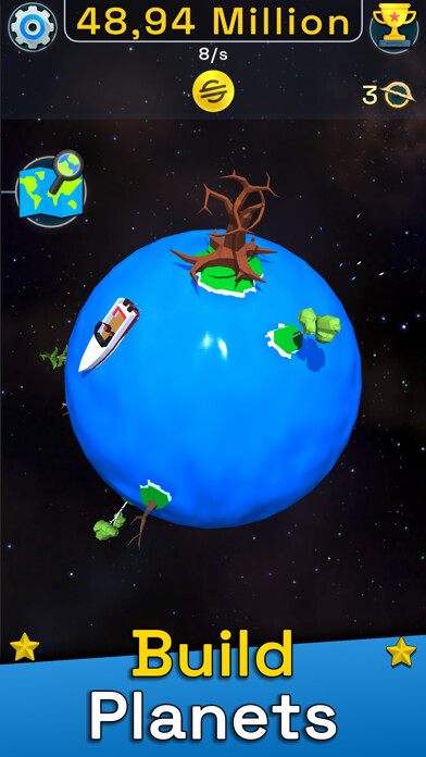 Emulate iPhone app Planet Evolution: Idle Clicker using MyAndroid Emulate iPhone app Planet Evolution: Idle Clicker using MyAndroid