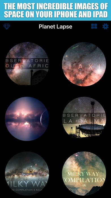 Emulate iPhone app PlanetLapse Space using MyAndroid Emulate iPhone app PlanetLapse Space using MyAndroid