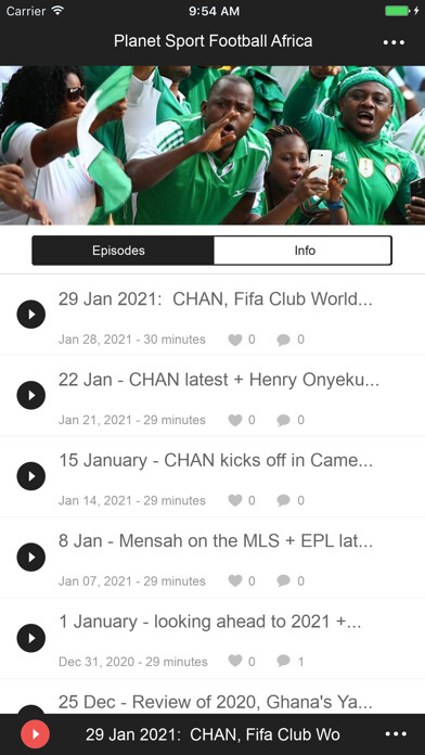 Emulate iPhone app Planet Sport Football Africa using MyAndroid