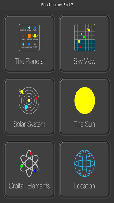Emulate iPhone app Planet Tracker Pro using MyAndroid