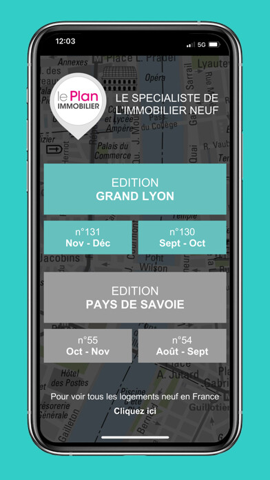 Emulate iPhone app Plan Immobilier using MyAndroid