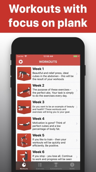 Emulate iPhone app Plank - functional workouts using MyAndroid Emulate iPhone app Plank - functional workouts using MyAndroid
