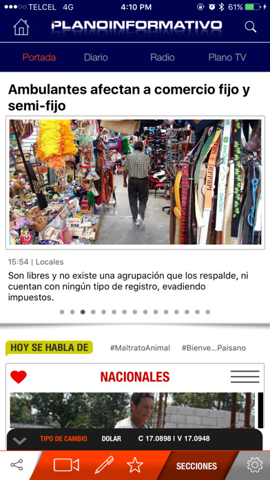 Emulate iPhone app Plano Informativo versión iPhone using MyAndroid