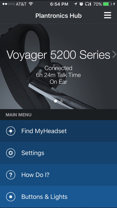 Emulate iPhone app Plantronics Hub™ using MyAndroid Emulate iPhone app Plantronics Hub™ using MyAndroid