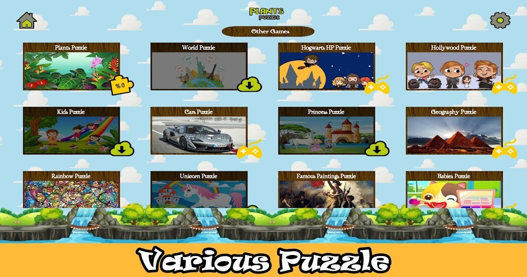 Run android online APK Plants Puzzle from MyAndroid or emulate Plants Puzzle using MyAndroid