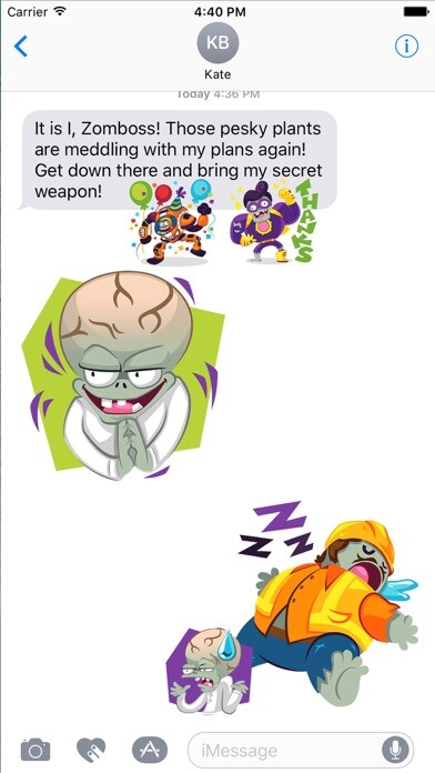 Emulate iPhone app Plants vs Zombies™ Stickers using MyAndroid Emulate iPhone app Plants vs Zombies™ Stickers using MyAndroid