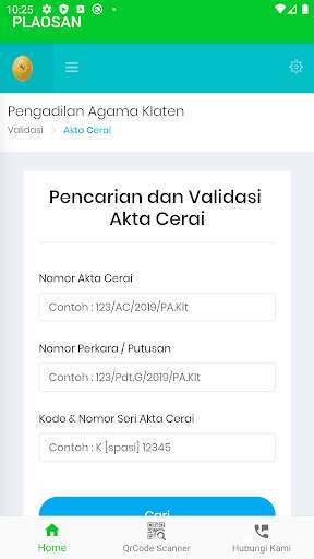 Run android online APK PLAOSAN Pengadilan Agama Klaten from MyAndroid or emulate PLAOSAN Pengadilan Agama Klaten using MyAndroid