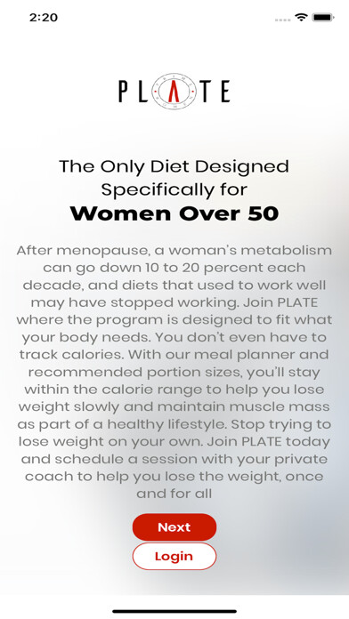 Emulate iPhone app PLATE by PRIME Women using MyAndroid Emulate iPhone app PLATE by PRIME Women using MyAndroid