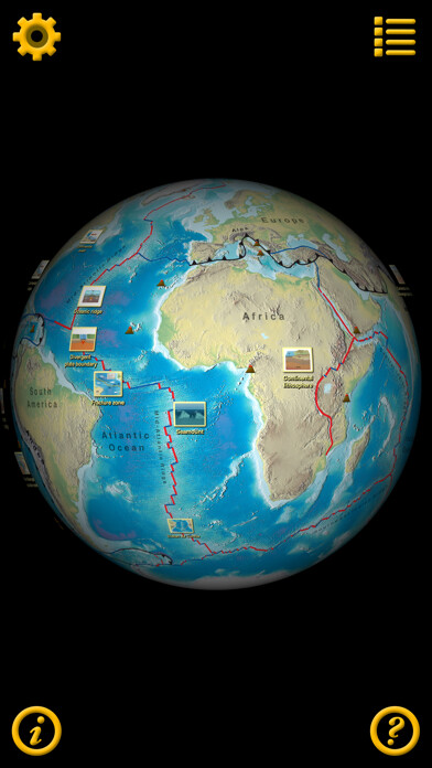 Emulate iPhone app Plate Tectonics Visual Glossary and Atlas using MyAndroid Emulate iPhone app Plate Tectonics Visual Glossary and Atlas using MyAndroid