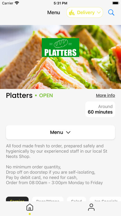 Emulate iPhone app Platters - St Neots using MyAndroid Emulate iPhone app Platters - St Neots using MyAndroid