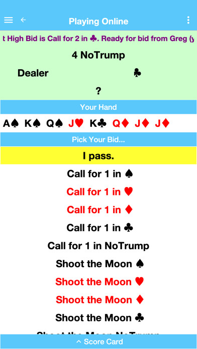Emulate iPhone app Play Bid Euchre using MyAndroid Emulate iPhone app Play Bid Euchre using MyAndroid