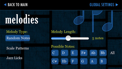 Emulate iPhone app Play By Ear - Ear Training using MyAndroid Emulate iPhone app Play By Ear - Ear Training using MyAndroid