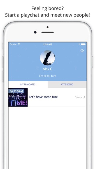 Emulate iPhone app Playchat — chat & play using MyAndroid