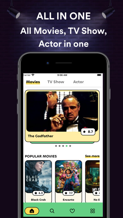 Emulate iPhone app Play Diary : Enjoy Movies Hub using MyAndroid