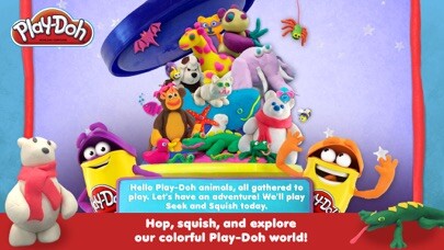 Emulate iPhone app PLAY-DOH: Seek and Squish using MyAndroid