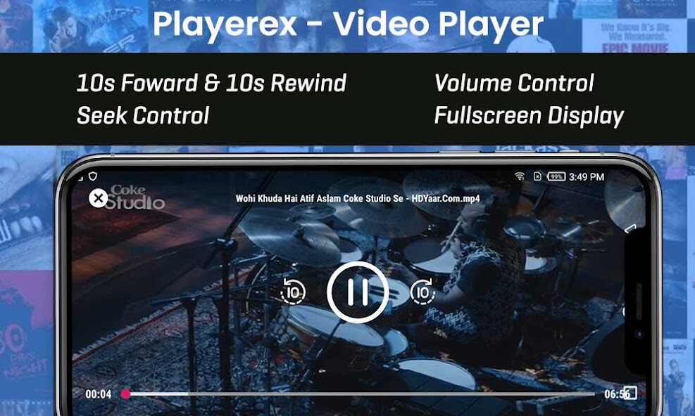 Run android online APK Playerex - All Video Player from MyAndroid or emulate Playerex - All Video Player using MyAndroid