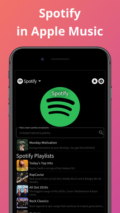 Emulate iPhone app Player for Apple Music -Meows using MyAndroid