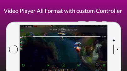 Emulate iPhone app Player - Video Player All using MyAndroid
