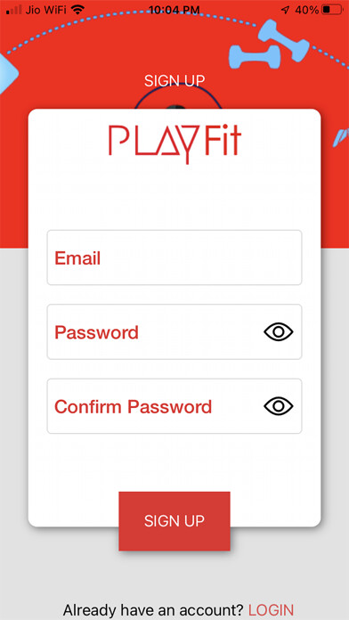 Emulate iPhone app PLAYFIT 2021 - IoT Wearables using MyAndroid Emulate iPhone app PLAYFIT 2021 - IoT Wearables using MyAndroid