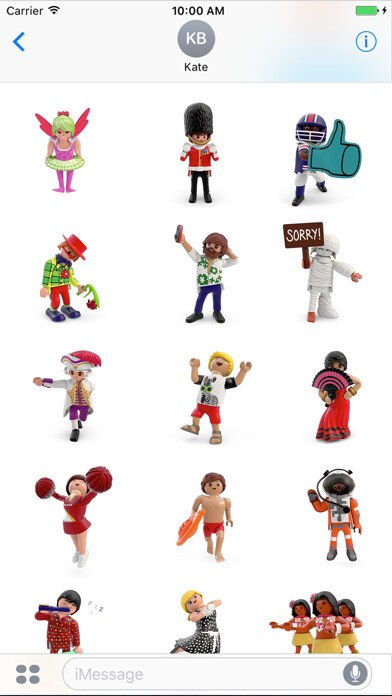 Emulate iPhone app PLAYMOBIL Stickers using MyAndroid Emulate iPhone app PLAYMOBIL Stickers using MyAndroid