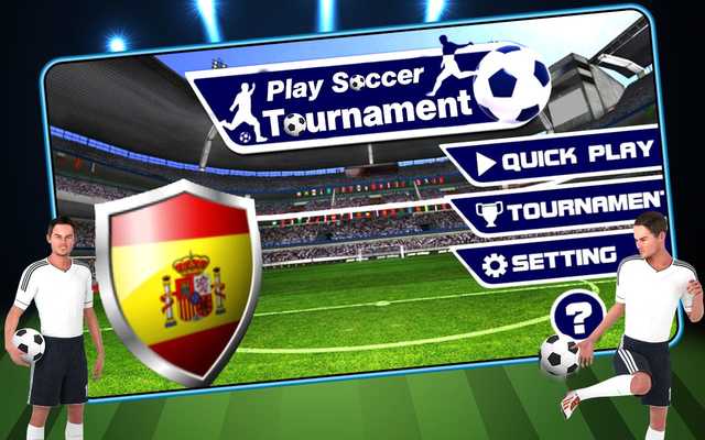 Emulate Android APK play soccer tournament
