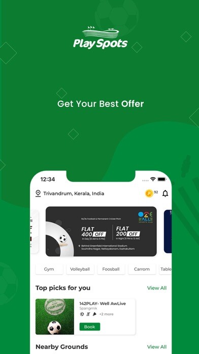 Emulate iPhone app Playspots- Sports facilities using MyAndroid Emulate iPhone app Playspots- Sports facilities using MyAndroid