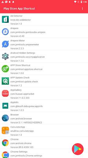 Run android online APK Play Store APP Shortcut from MyAndroid or emulate Play Store APP Shortcut using MyAndroid