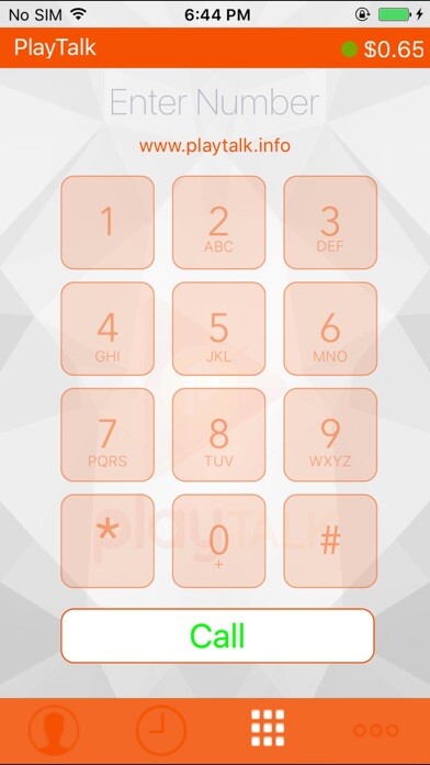 Emulate iPhone app PlayTalk using MyAndroid