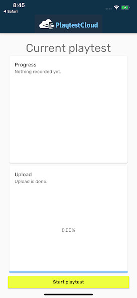 Run android online APK PlaytestCloud from MyAndroid or emulate PlaytestCloud using MyAndroid