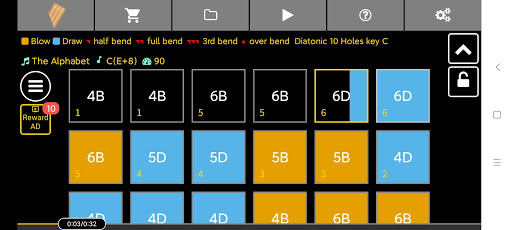 Run android online APK play the harmonica from MyAndroid or emulate play the harmonica using MyAndroid