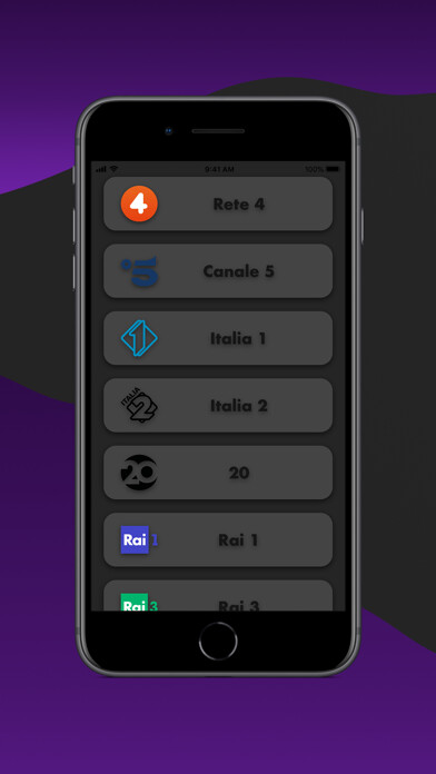 Emulate iPhone app Play TV - Programmi italiani using MyAndroid