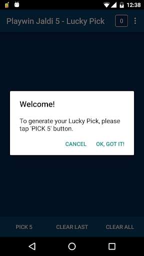 Run android online APK Playwin Jaldi 5 - Lucky Pick from MyAndroid or emulate Playwin Jaldi 5 - Lucky Pick using MyAndroid