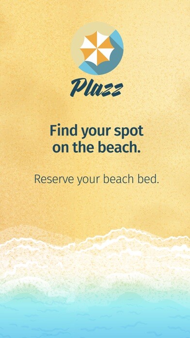 Emulate iPhone app Plazz - Reserve your beach bed using MyAndroid