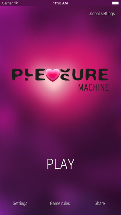 Emulate iPhone app Pleasure Machine - Couple erotic game using MyAndroid