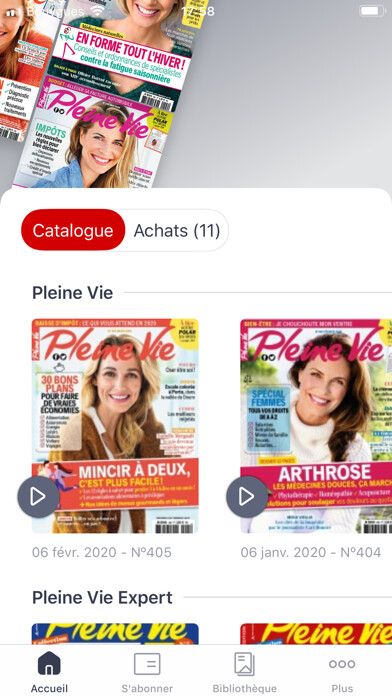Emulate iPhone app Pleine Vie Magazine using MyAndroid Emulate iPhone app Pleine Vie Magazine using MyAndroid