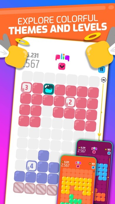 Emulate iPhone app pliq: A Marvelous Puzzle Game using MyAndroid