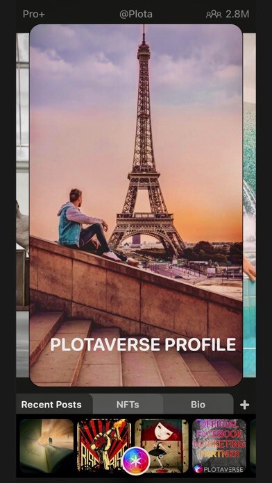 Emulate iPhone app PLOTAVERSE • Creative Apps Kit using MyAndroid