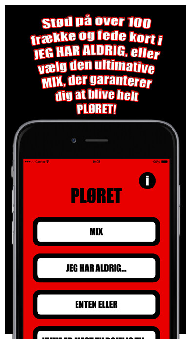 Emulate iPhone app Pløret - Drukspil using MyAndroid Emulate iPhone app Pløret - Drukspil using MyAndroid