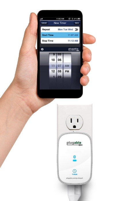 Emulate iPhone app Plugable Home Automation Switch Bluetooth AC Power Outlet Controller using MyAndroid