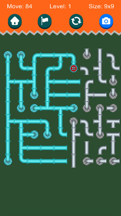 Emulate iPhone app Plumber Puzzle 3 using MyAndroid