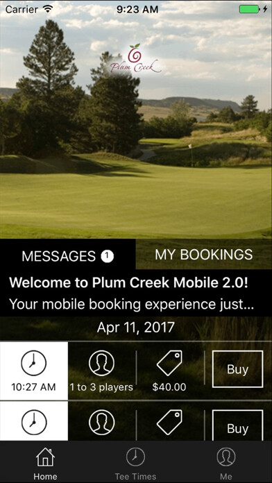 Emulate iPhone app Plum Creek Tee Times using MyAndroid Emulate iPhone app Plum Creek Tee Times using MyAndroid