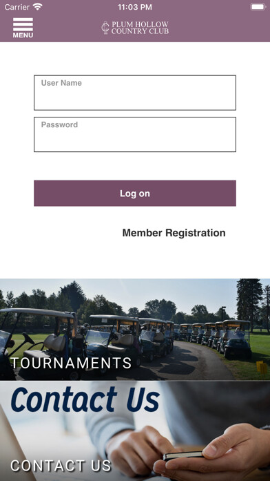 Emulate iPhone app Plum Hollow Country Club using MyAndroid Emulate iPhone app Plum Hollow Country Club using MyAndroid